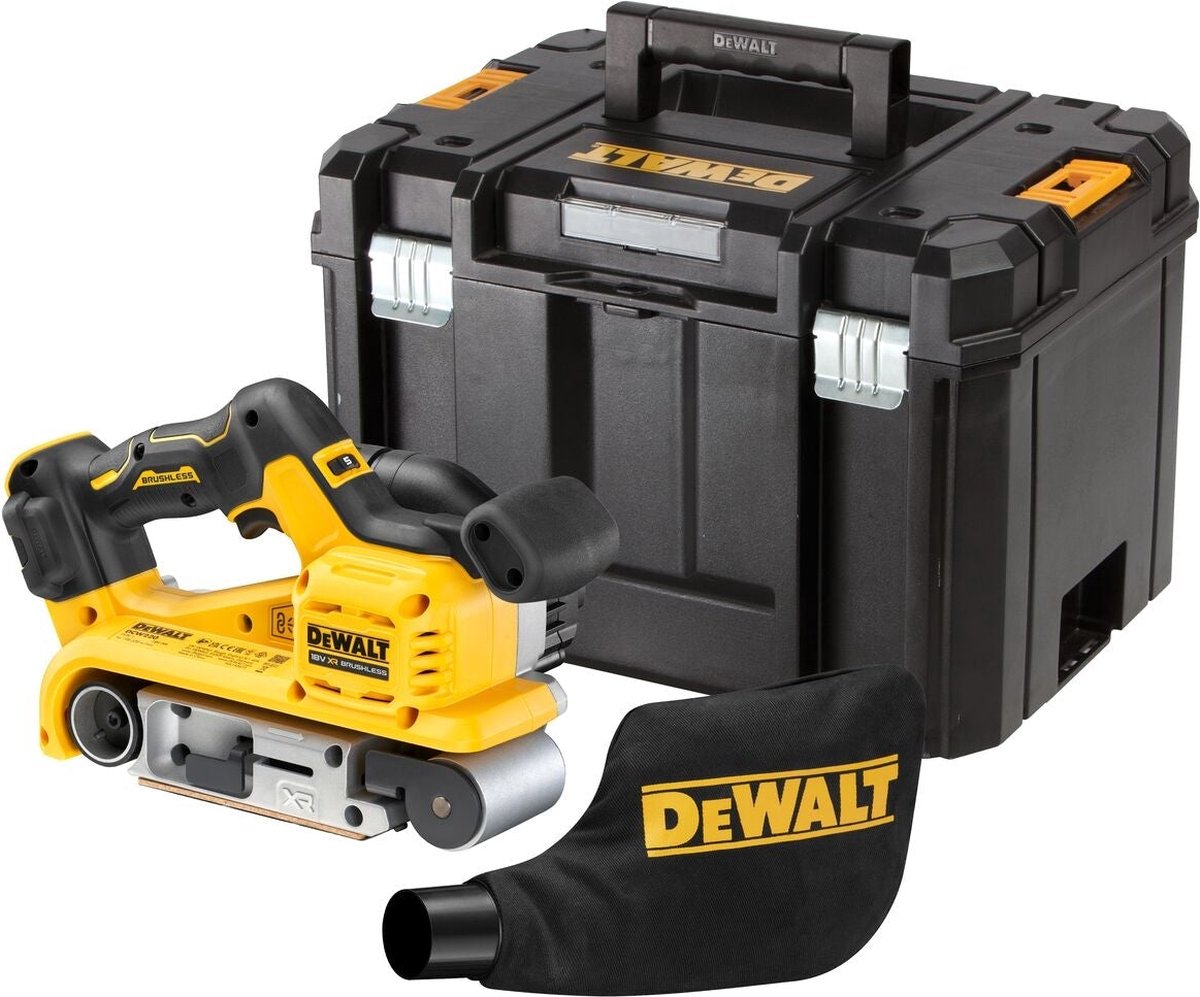 DeWALT DCW220NT-XJ 18V XR Brushless Bandschuurmachine Body In TSTAK Koffer