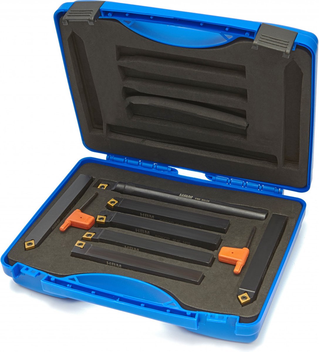 HBM 20 x 20 - 7-delige beitelset met HM wisselplaten