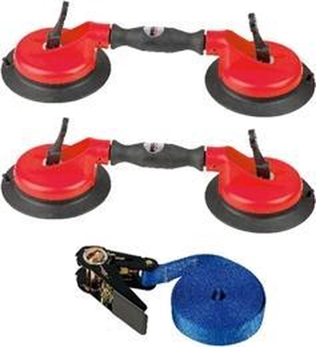 RODAC 2x glasdragers met spanband en ratel