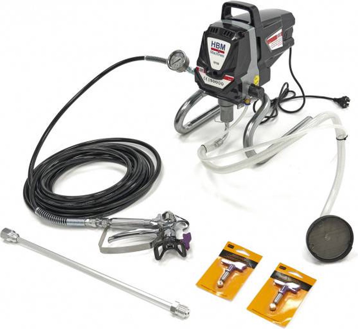 HBM hogedruk Airless wandspuitmachine 1010 Watt