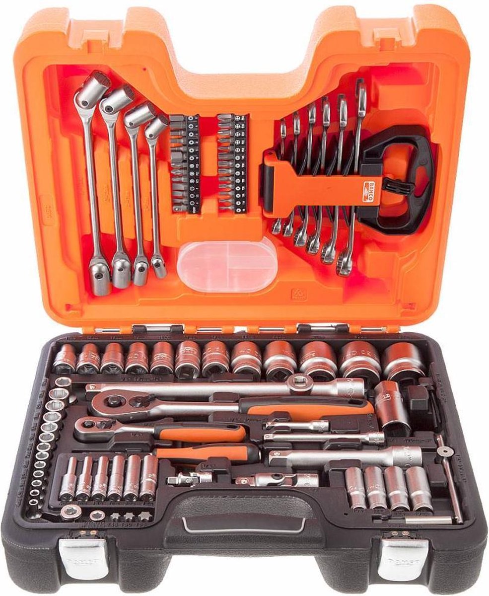 Bahco S910 91-delige Dopsleutelset - 1/4"1/2"