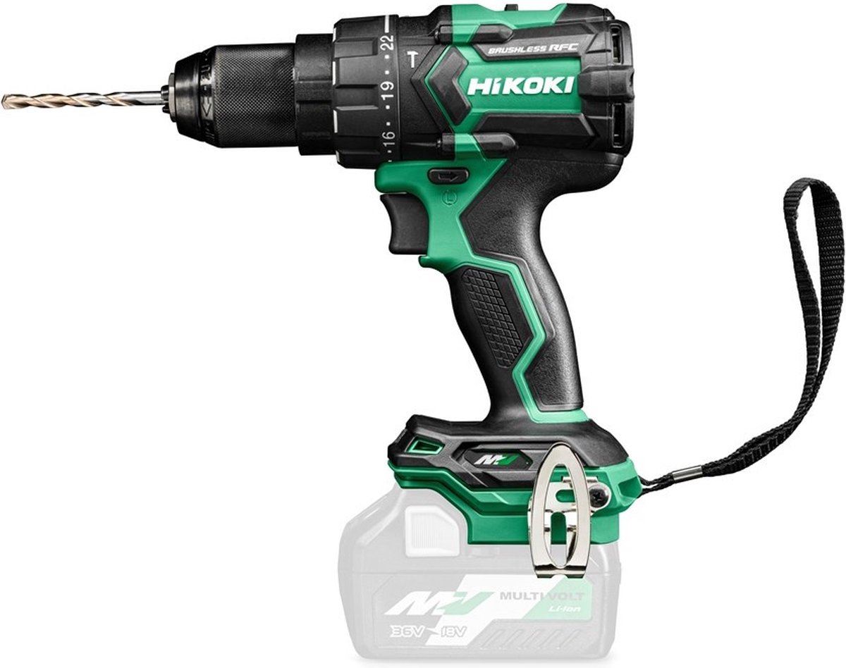 HiKOKI DV36DC W2Z Accu Klop-boorschroefmachine 36V - BL - 155 Nm - MV - RFC - In HSC II