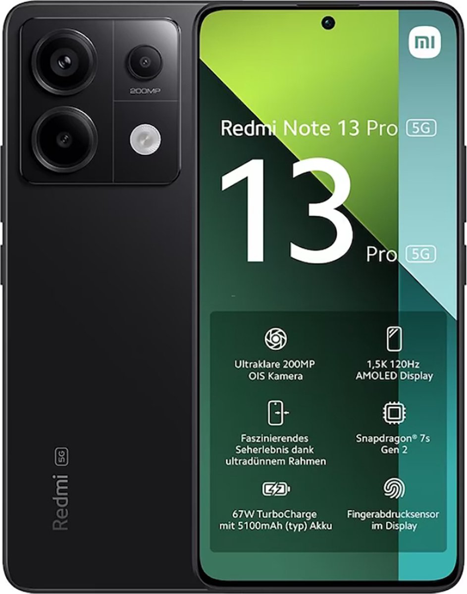 Xiaomi Redmi Note 13 Pro 5g - 256 Gb Zwart