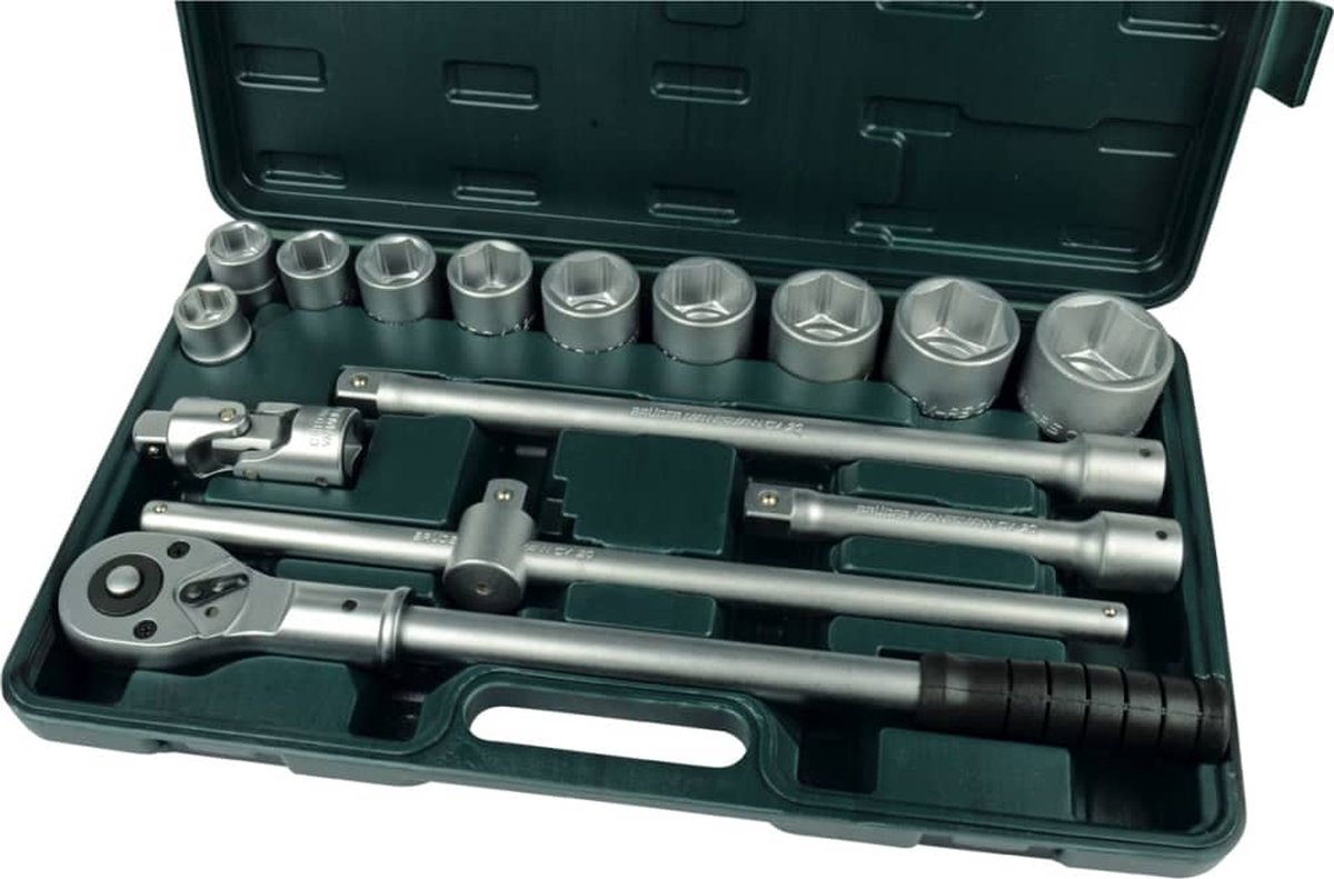 Brüder Mannesmann 2065 15-delige Doppenset - 3/4"