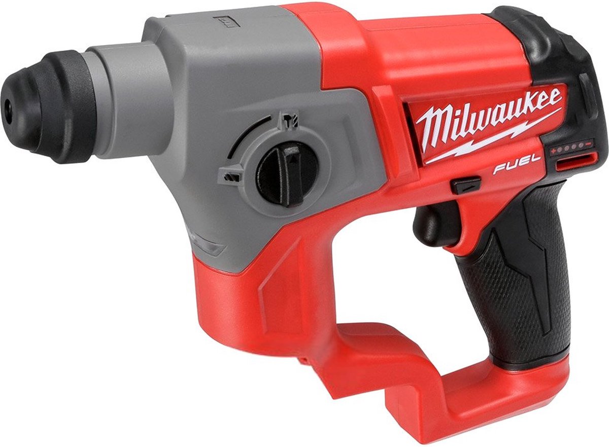 Milwaukee M12 CH-0 12V Li-Ion Accu SDS-plus Combihamer Body - 1,1J - Koolborstelloos