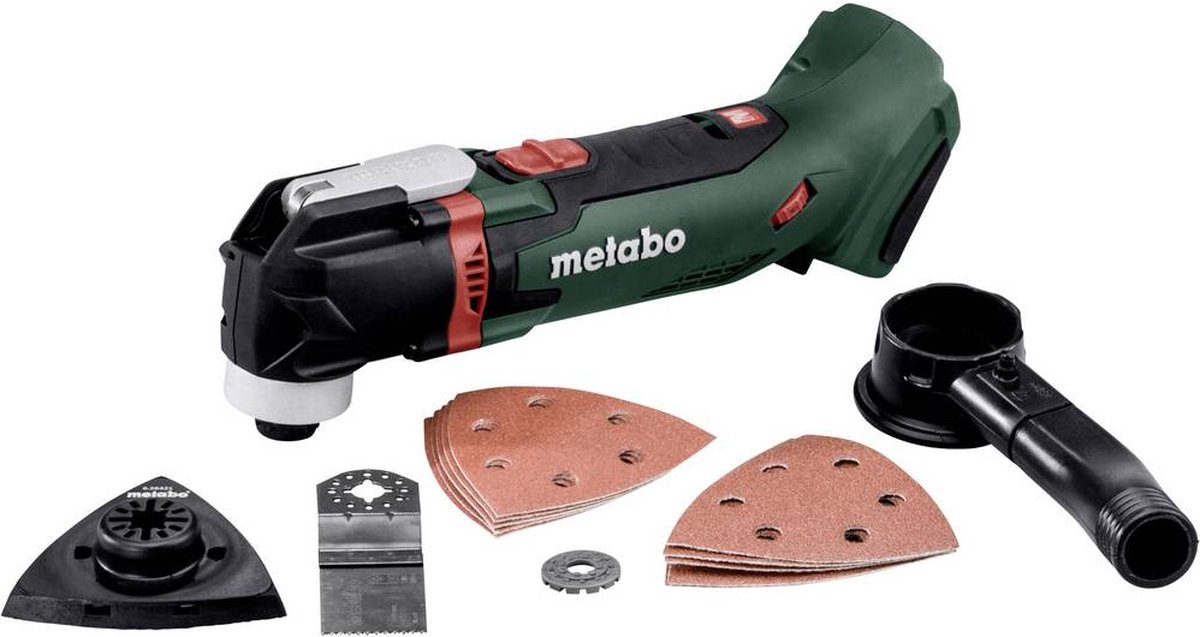 Metabo MT 18 LTX 18V Li-Ion Accu Multitool Body + 14 Delige Accessoireset