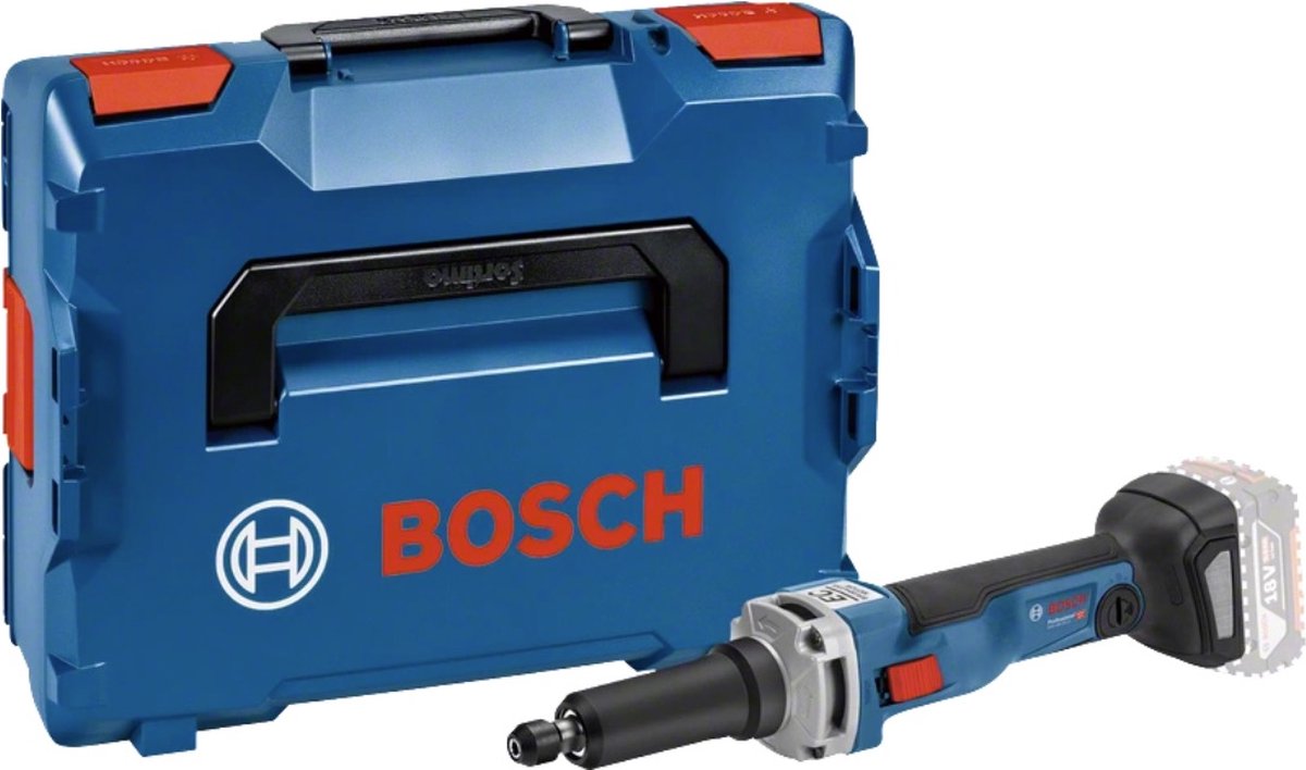 Bosch GGS 18V-23 LC 18V Li-Ion Accu Rechte Slijper Body In L-Boxx - 8mm