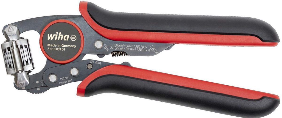 Wiha Z62006 Krimptang Adereindhulzen - 0,08-16,0 Mm²