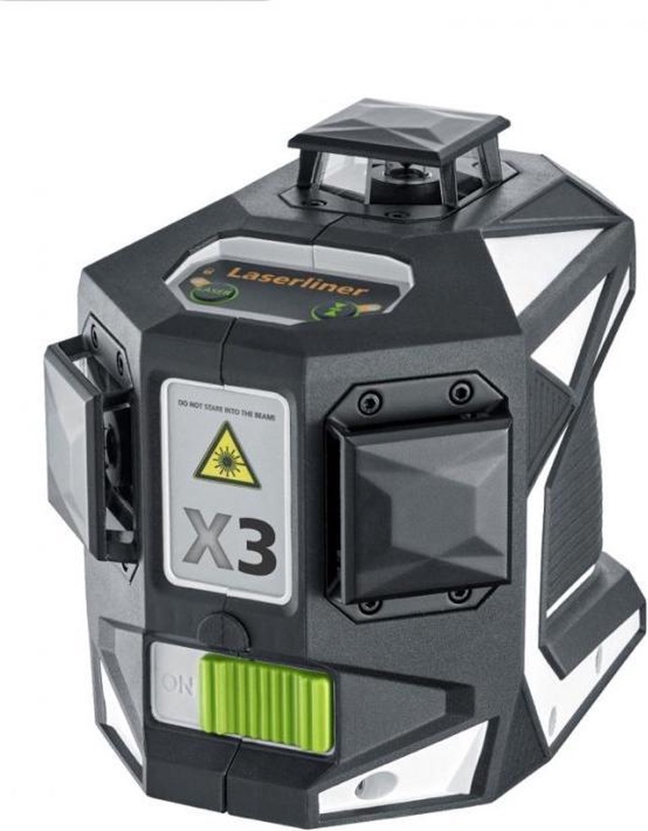 Laserliner X3-Laser Pro Kruislijnlaser Incl. Wandhouder In L-boxx - 3 Lijnen - 30m