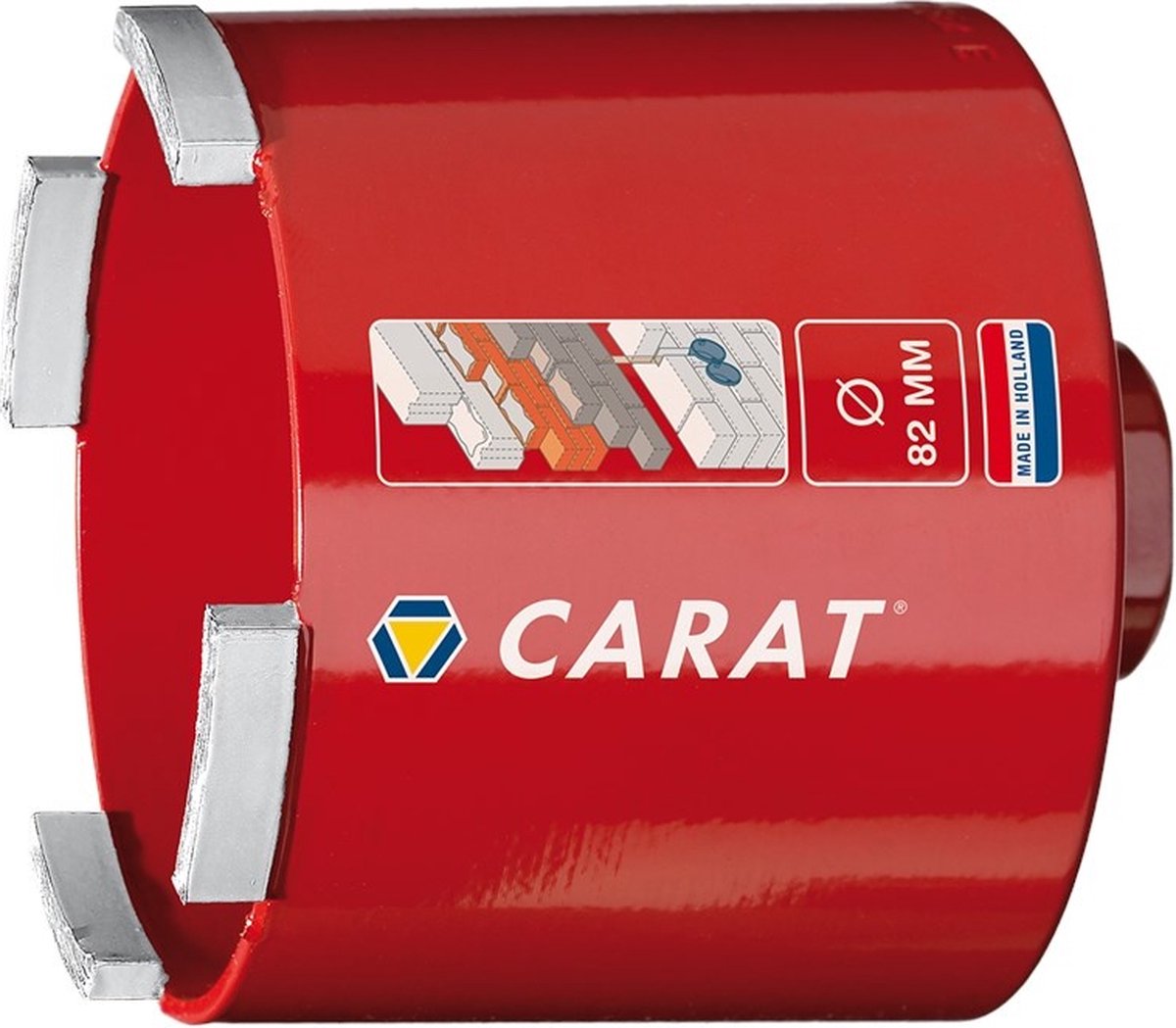 Carat HTS1126040 Dustec Diamant Dozenboor Voor Baksteen En Abrasieve Materialen - 112 X 60 Mm