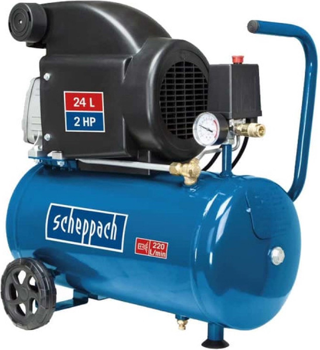 Scheppach HC26 Compressor - 24L - 1,5kW - 8bar