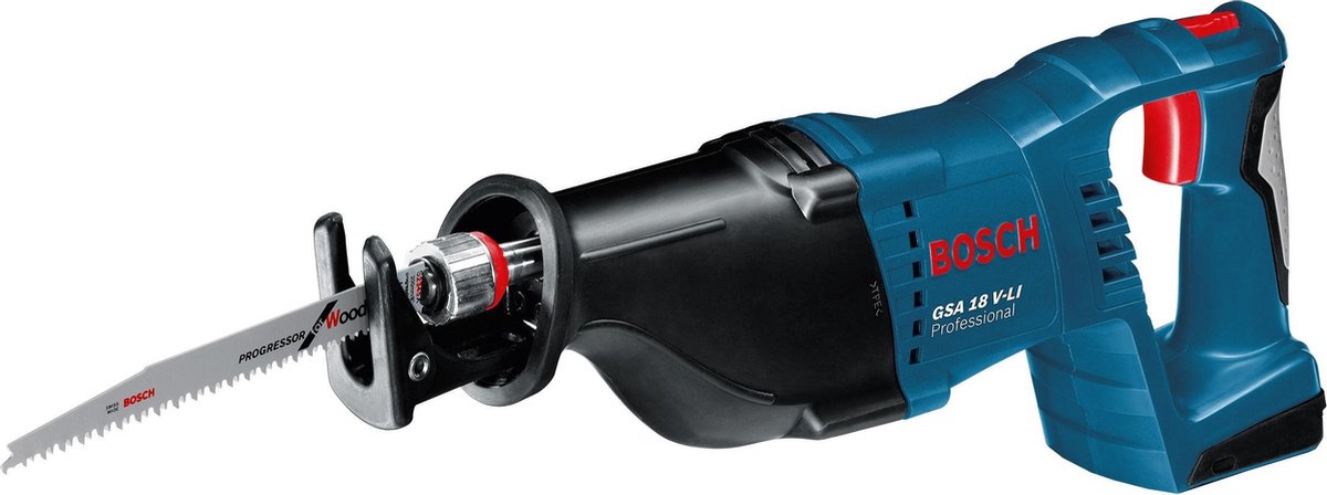 Bosch GSA 18 V-LI SOLO 18V Li-Ion Accu Reciprozaag Body - Snelwissel - Variabel