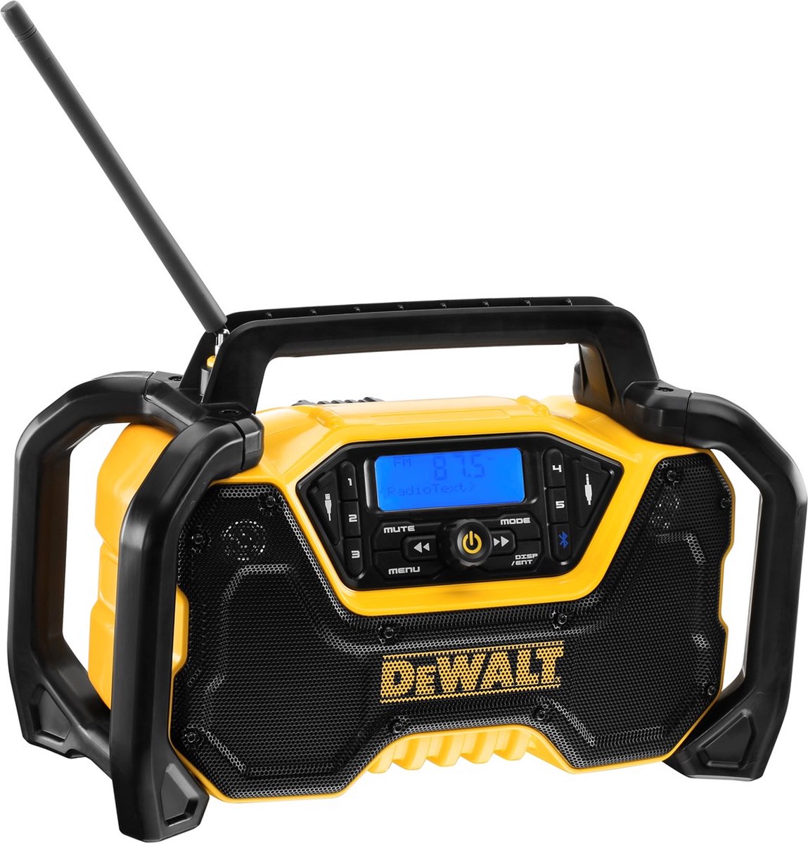 DeWALT DCR029 18V Li-Ion Accu DAB+ Bouwradio Met Oplaadfunctie - Werkt Op Netstroom&Accu