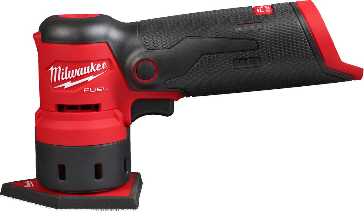 Milwaukee M12 FDSS-0B 12V Li-ion Accu Subcompacte Delta Schuurmachine Body In Transporttas