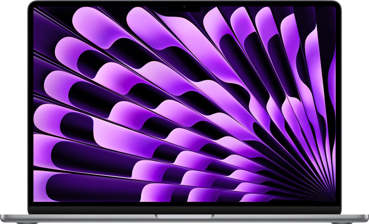 Apple Macbook Air (2024) Spacegrijs - 15.3 Inch Apple M3 10-core GPu 8 Gb 512
