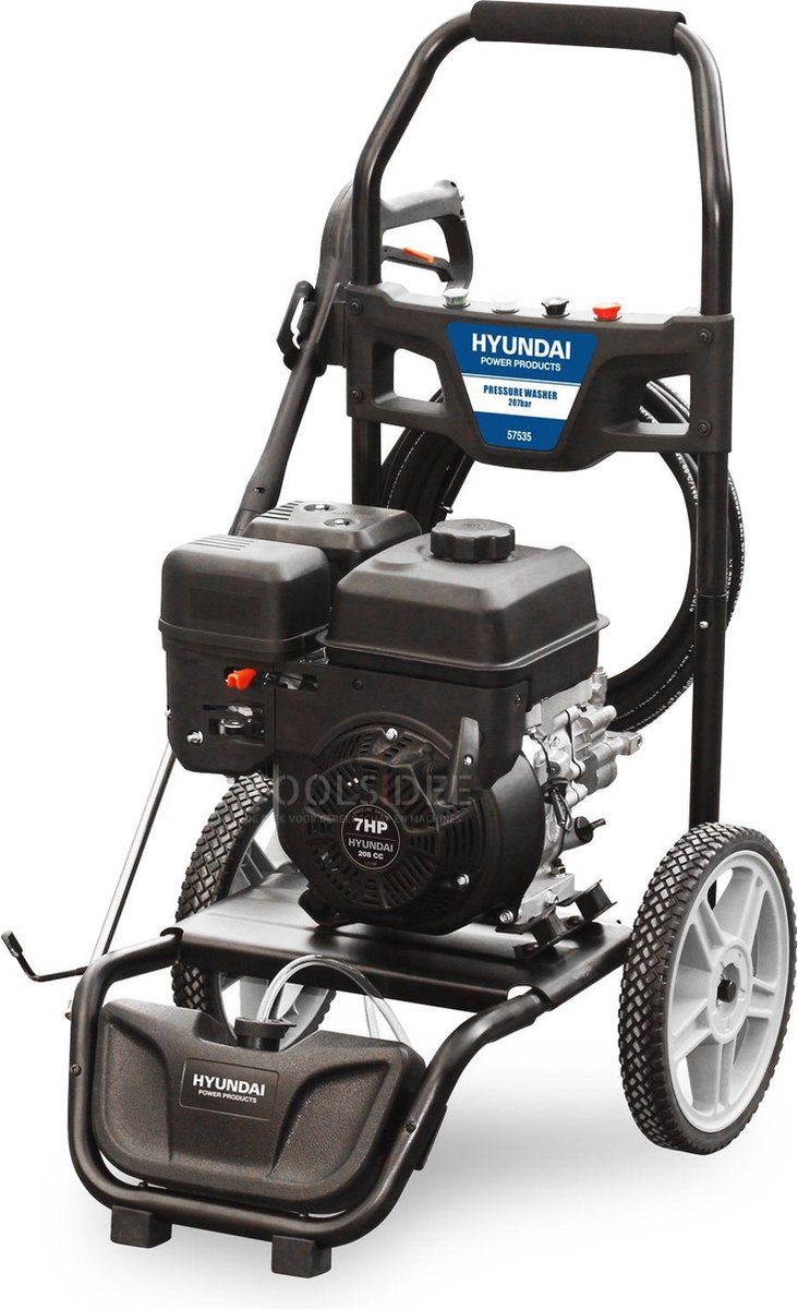 Hyundai 57535 Benzine Hogedrukreiniger Koud Water - 4-takt - 207 Bar