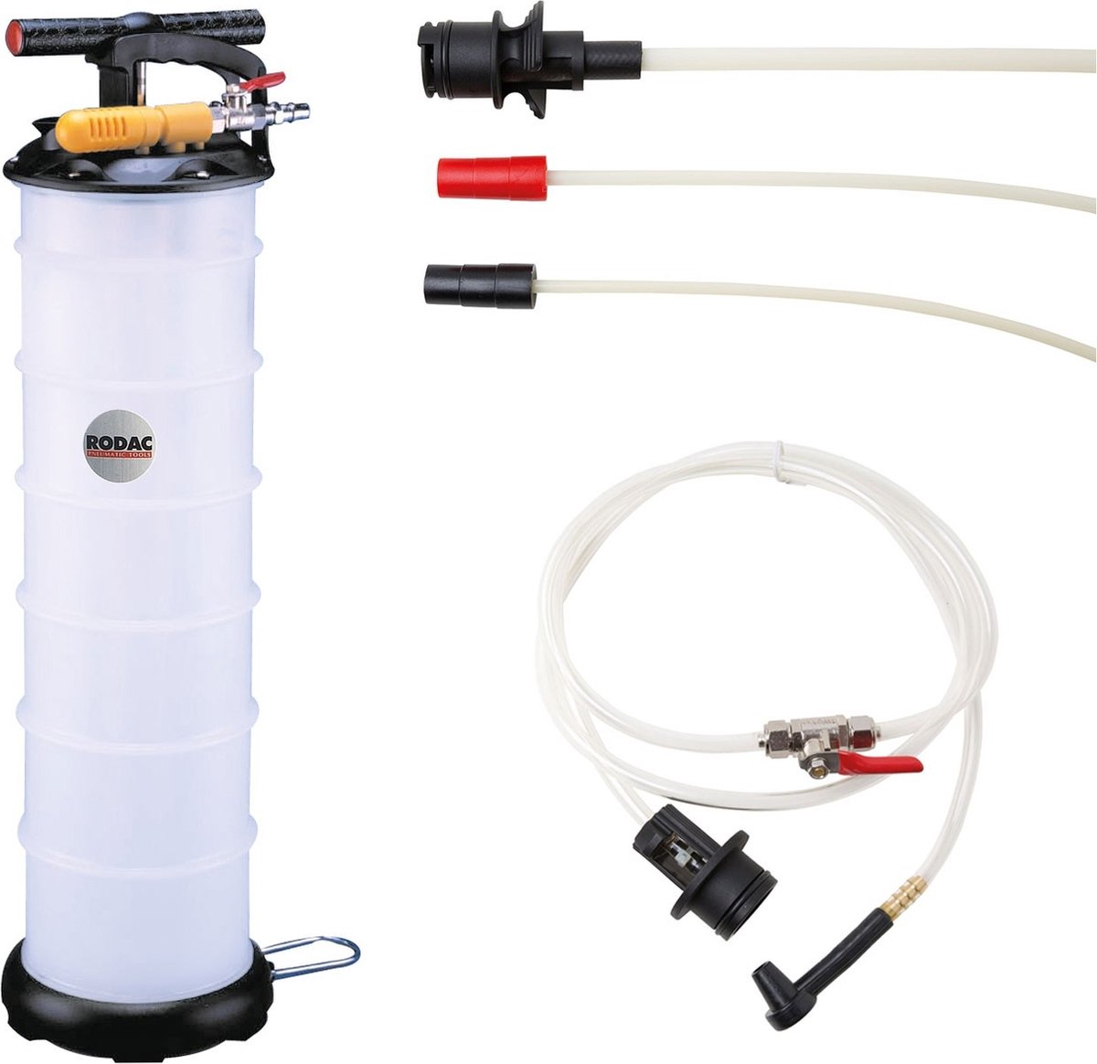 RODAC vloeistofafzuiger handbediend of pneumatisch