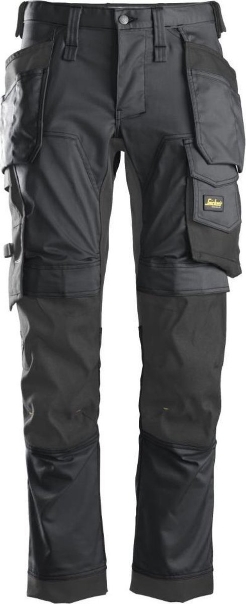 Snickers 6241 AllroundWork Stretch Werkbroek Met Holsterzakken - Staal Grijs - Maat 048