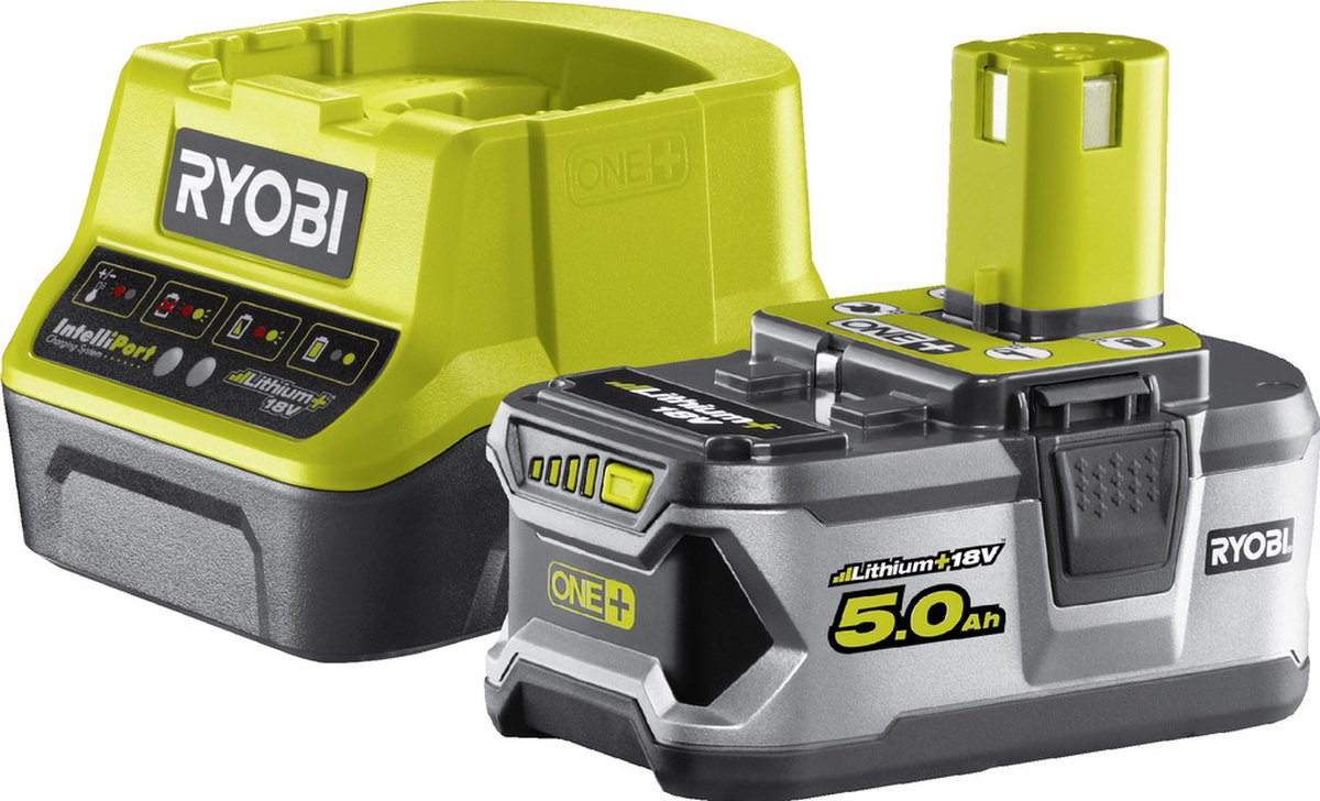 Ryobi RC18120-150 18V Li-Ion Accu Starterset (1x 5.0Ah) + Lader - 5133003366