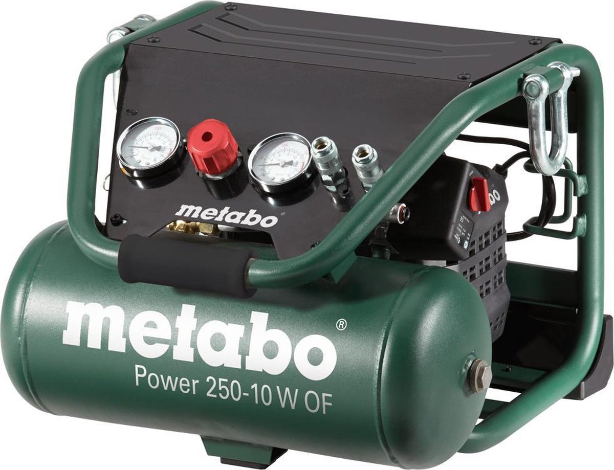 Metabo Power 250-10 W OF Compressor - 1500W - 10 Bar - 10L - 100 L/min