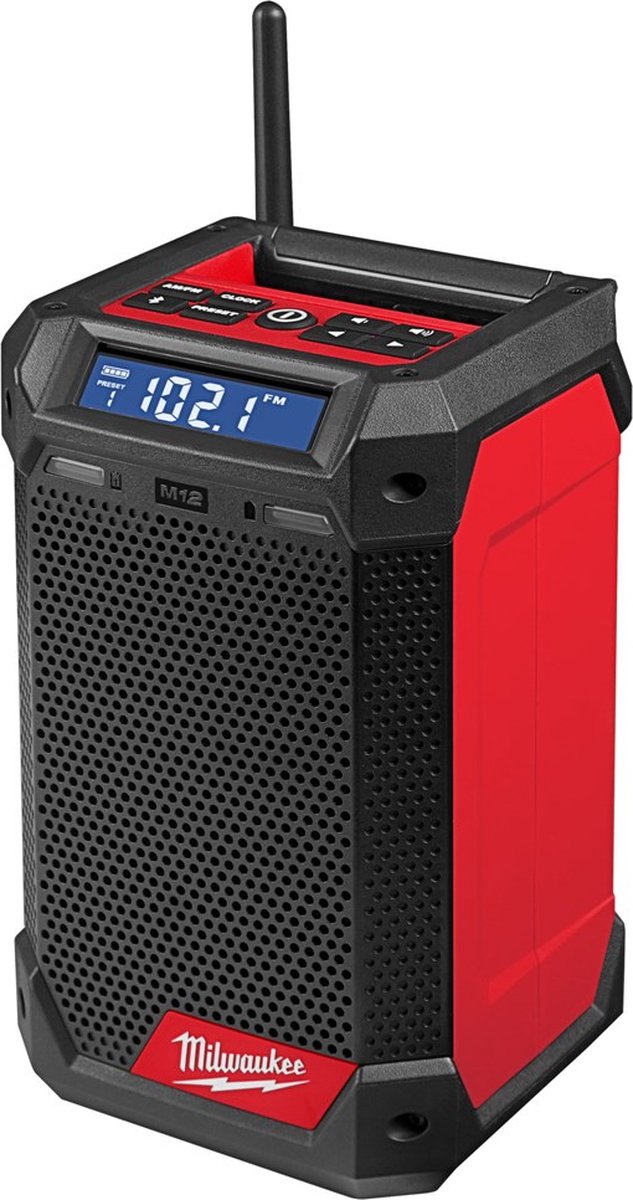 Milwaukee M12 RCDAB+-0 12V Li-Ion Accu Radio - Bluetooth - DAB+ / FM / AM