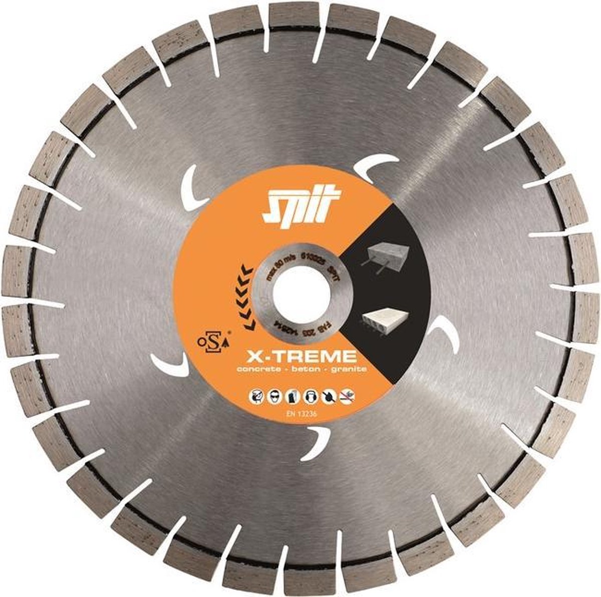 Spit 610063 Xtreme Concrete Diamantblad - 150x22.2mm (2st)
