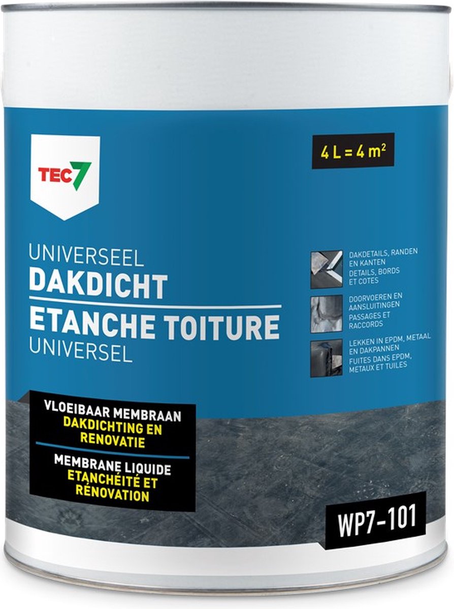 TEC7 602470000 WP7-101 Universeel Dakdicht - 4L