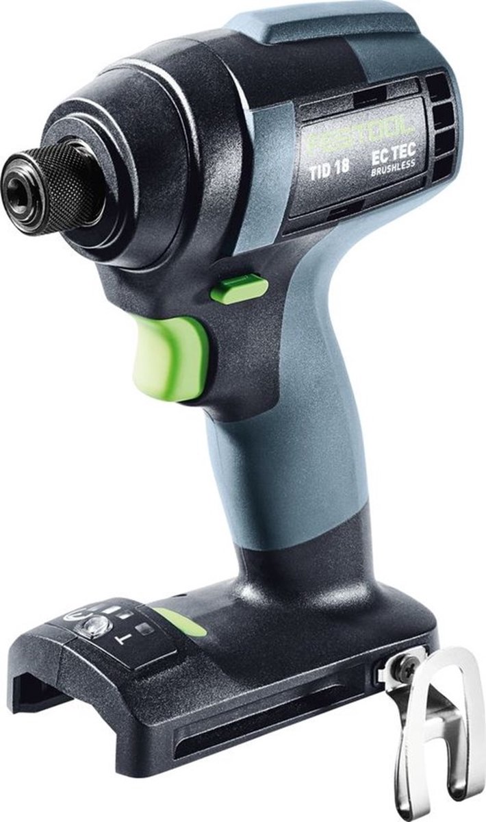 Festool TID 18-Basic 18V Li-Ion Accu Slagschroevendraaier Body In Systainer - 180Nm - 8x220mm - Koolborstelloos