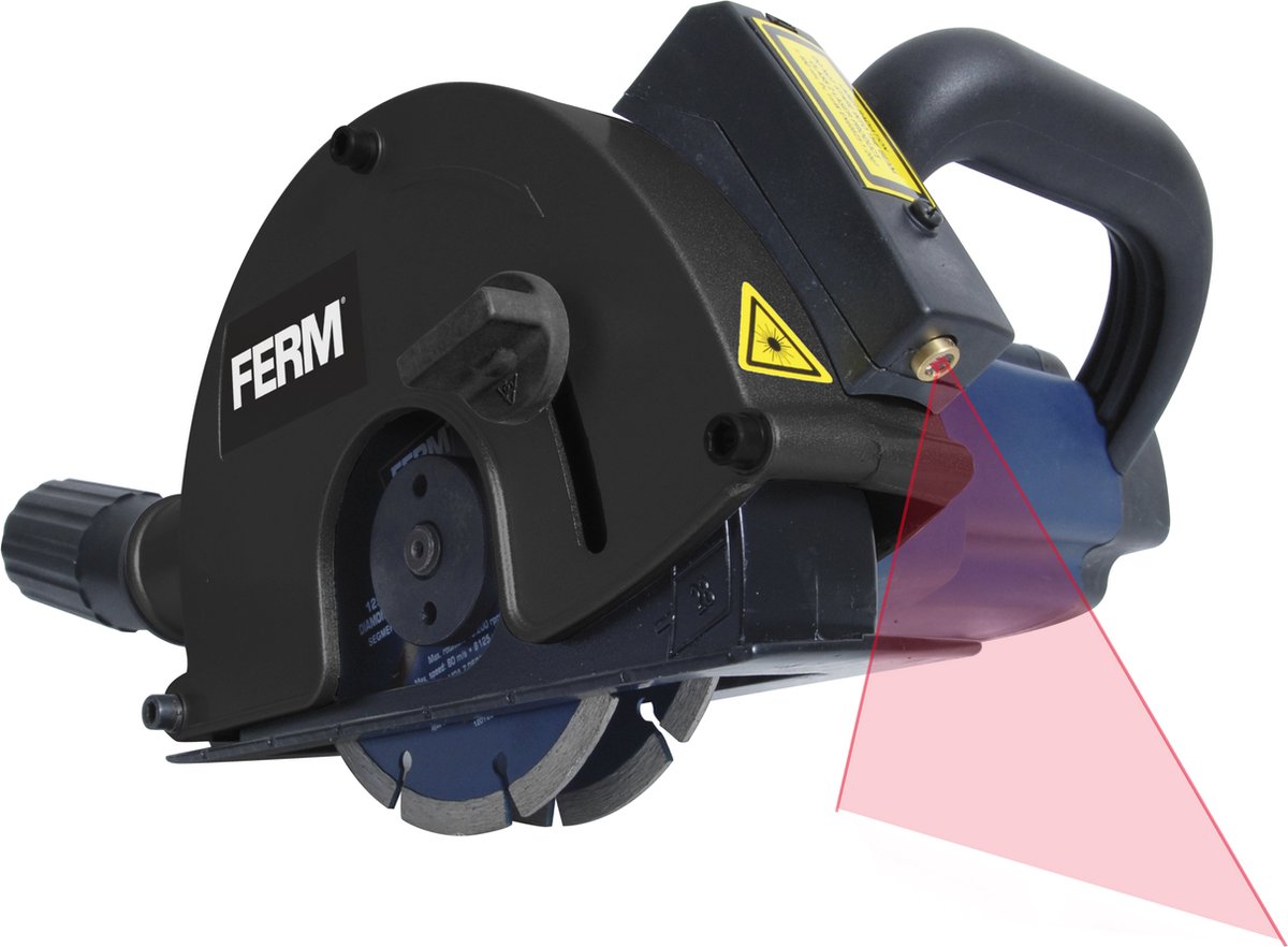 Ferm sleuvenfrees 125mm / 1700W