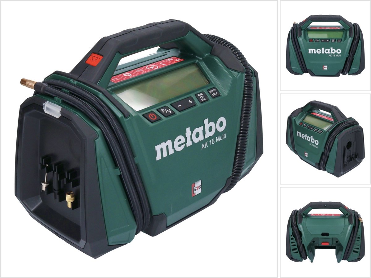 Metabo AK 18 MULTI 18V Li-ion Accu Compressor Body - 11 Bar