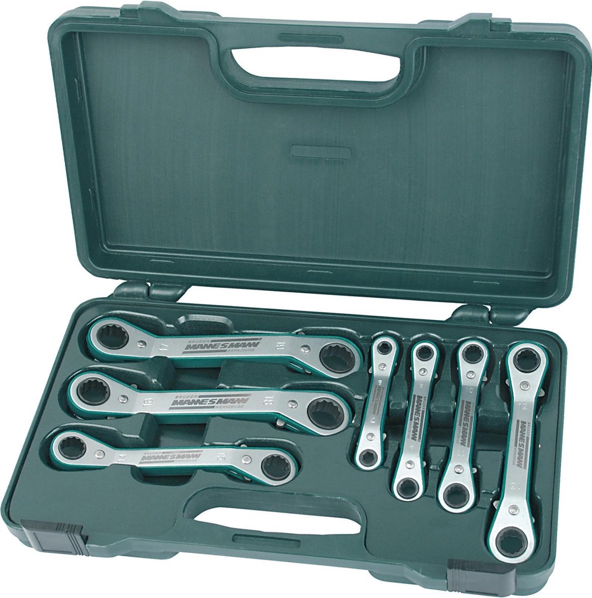 MANNESMANN 7-delige set ringratelsleutels (27400)