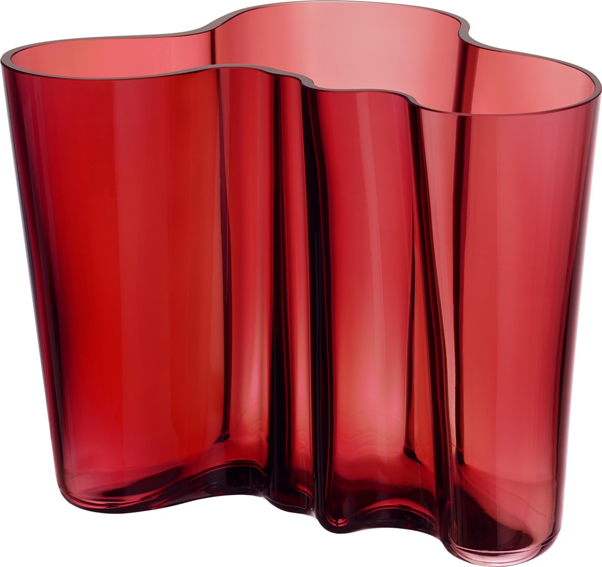 Iittala Alvar Aalto Vaas 16cm Cranberry