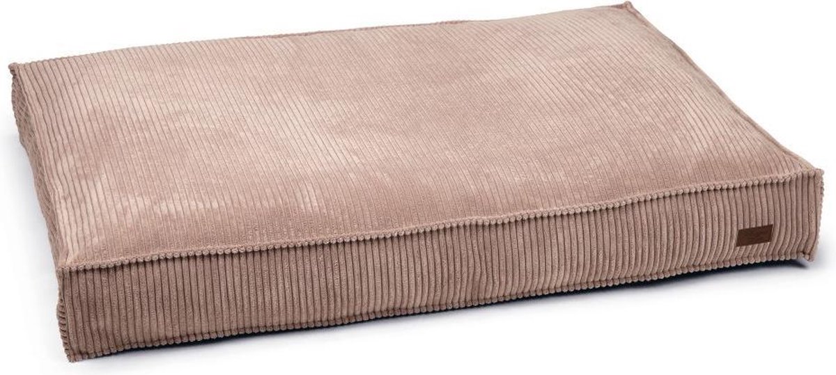 Designed by Lotte hondenkussen Ribbed Roze 120 x 80 cm