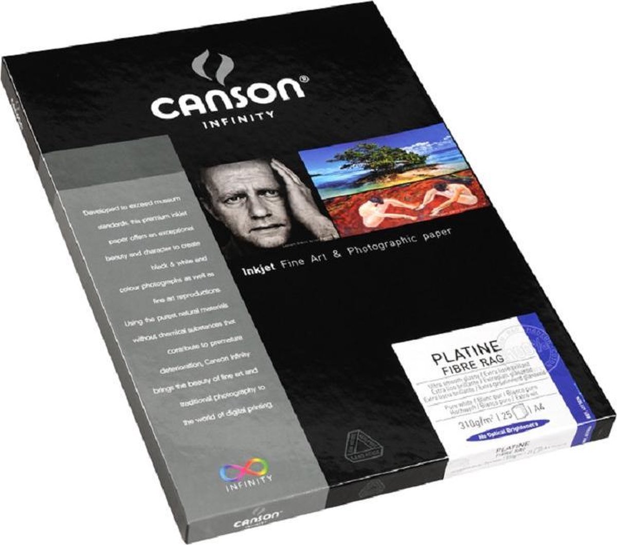 Canson PLATINE FIBRE RAG 310g A2 25 vel
