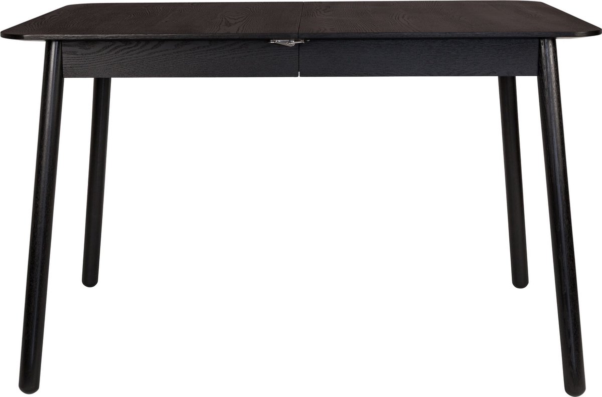 Zuiver Glimps Uitschuifbare Tafel 120x80 Zwart