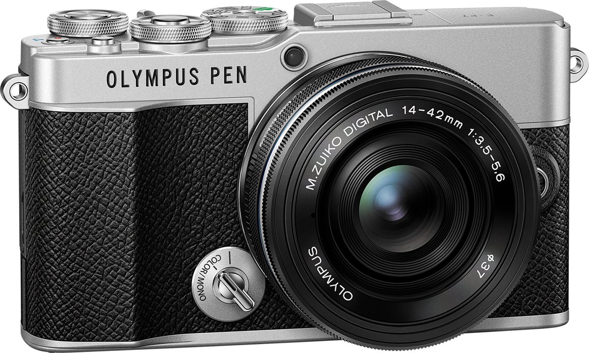 Olympus E-P7 Silver + 14-42mm EZ Black