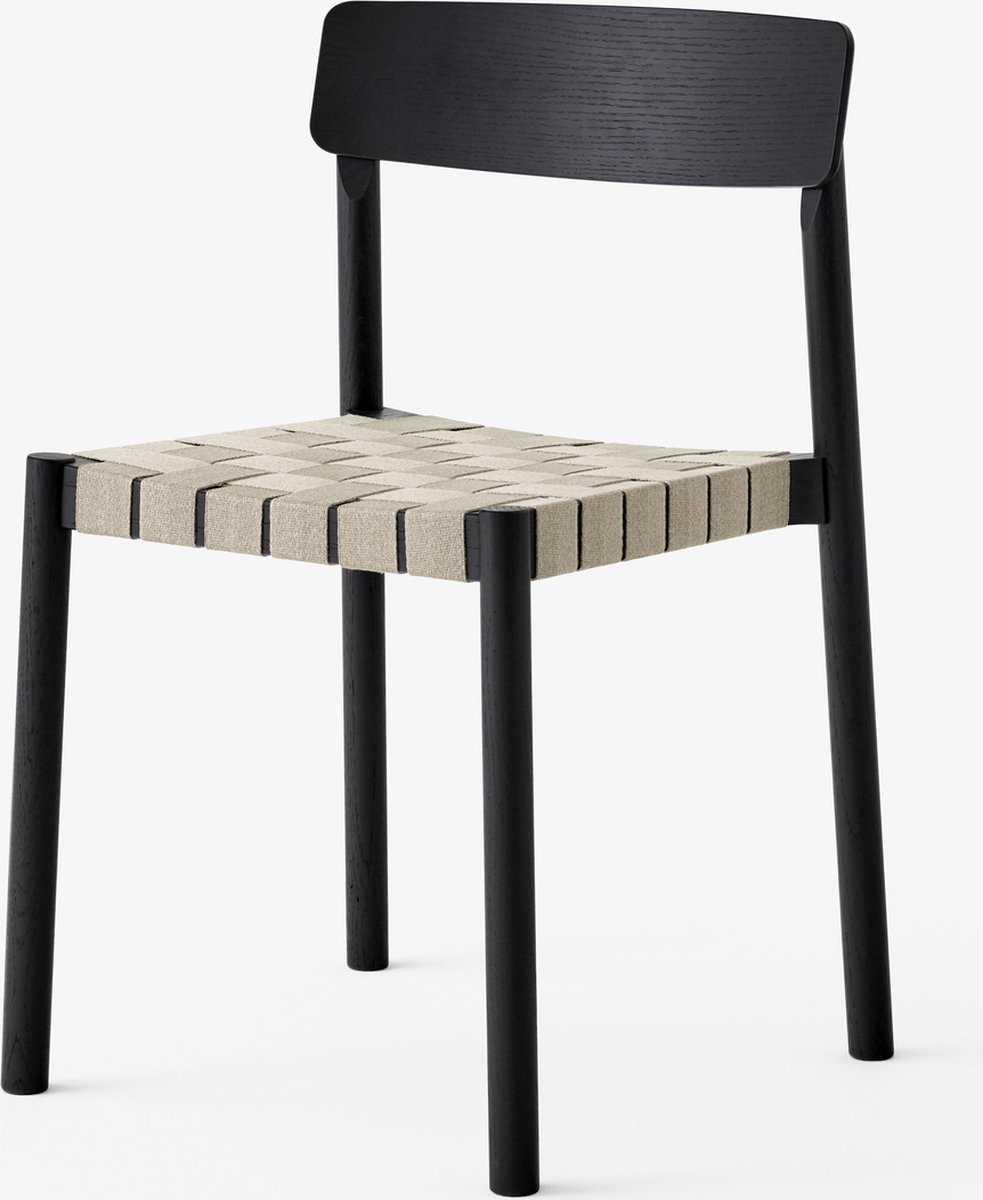 &tradition Betty TK1 Stoel Zwart/naturel