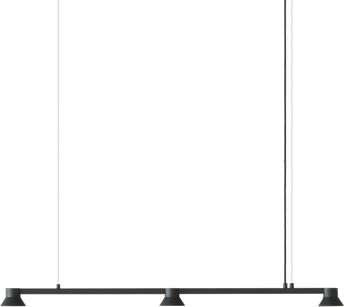 Normann Copenhagen Hat Linear Hanglamp Small Zwart