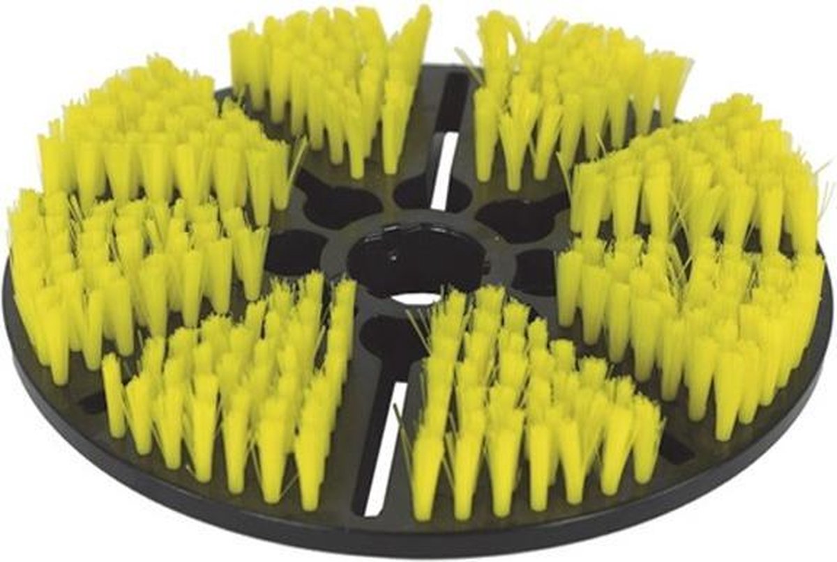 AquaForte Vacogrip borstel geel zacht voor Biber