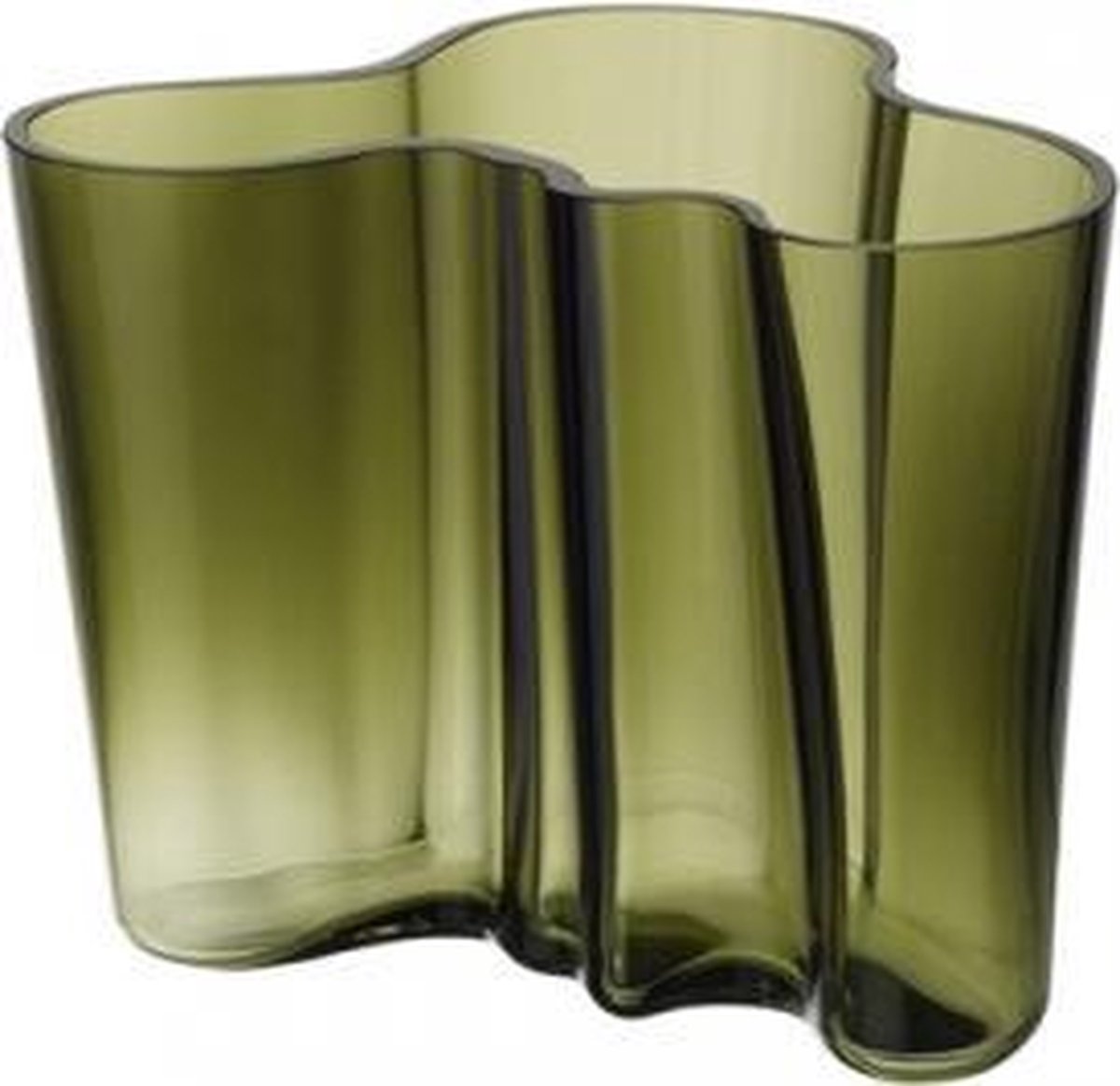 Iittala Alvar Aalto Vaas 16cm Mosgroen