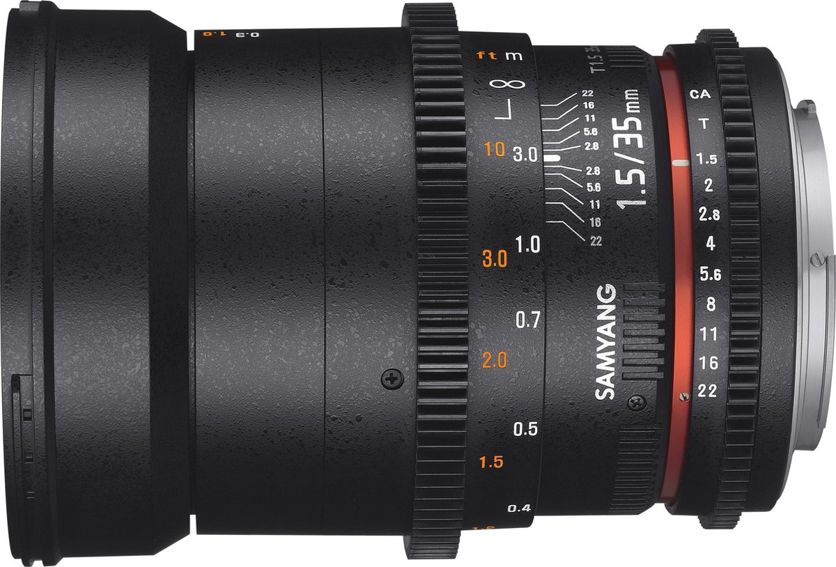 Samyang 35mm T1.5 VDSLR AS UMC II Canon EF