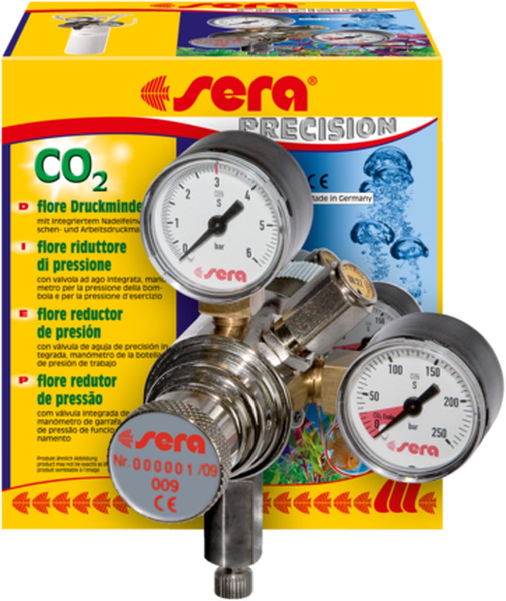 Sera Sera flore CO2 drukregelaar voor uitwendig ventiel
