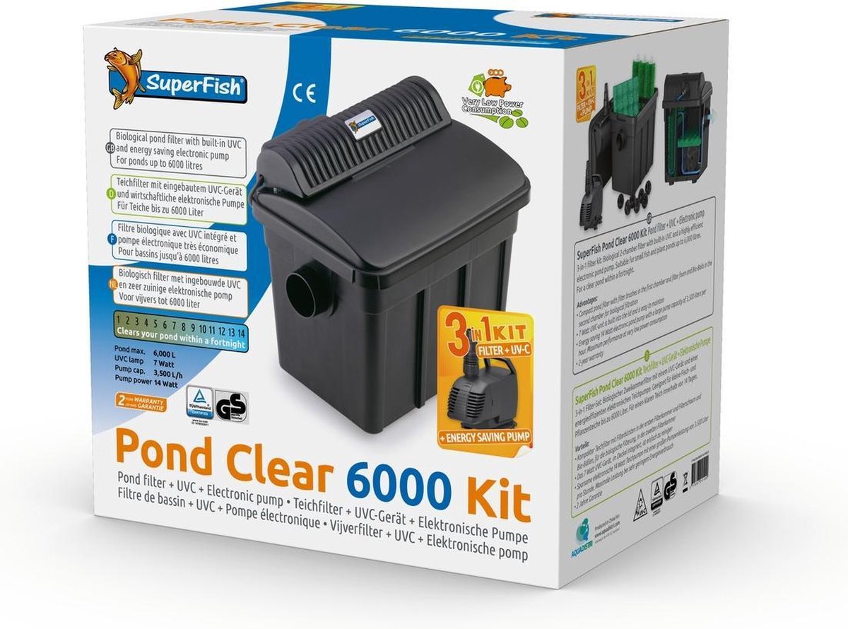 SuperFish Superfish Pond Clear 6000 Kit