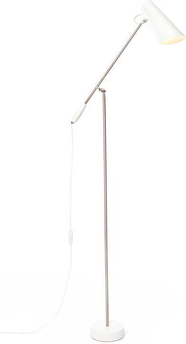 Northern Birdy Vloerlamp Wit/staal
