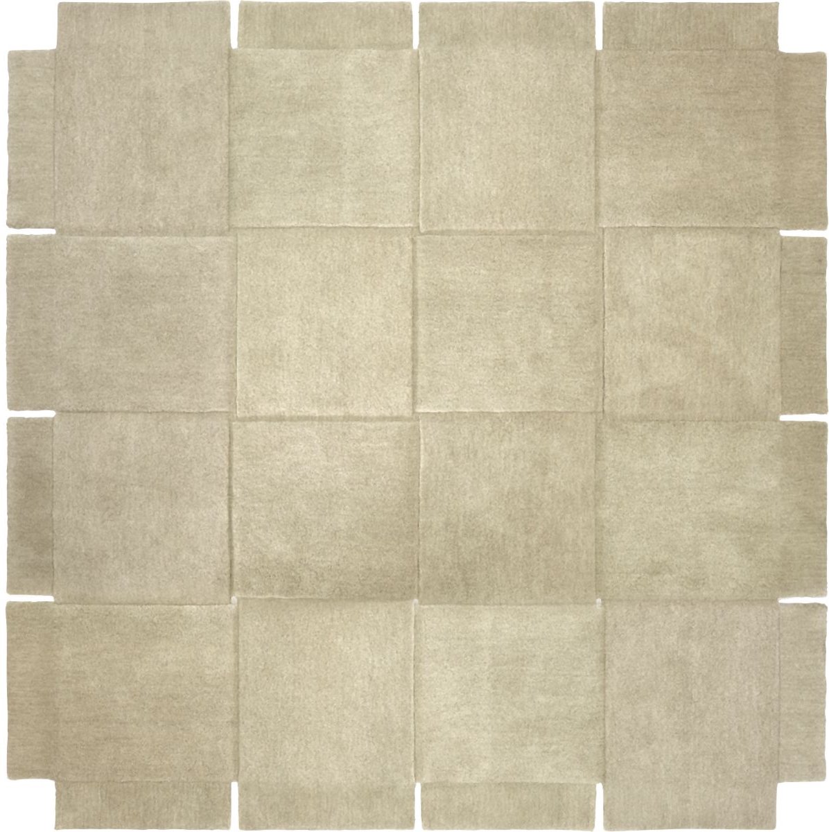 Design House Stockholm Basket Vloerkleed 245x245 Beige