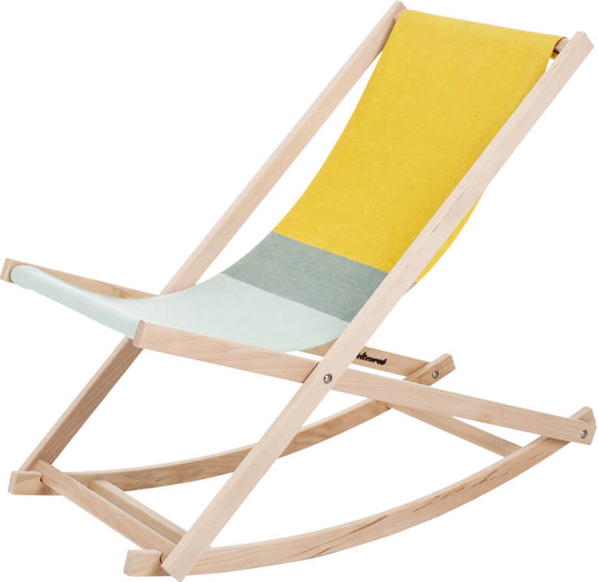 Weltevree Beach Rocker Schommelstoel Geel/groen