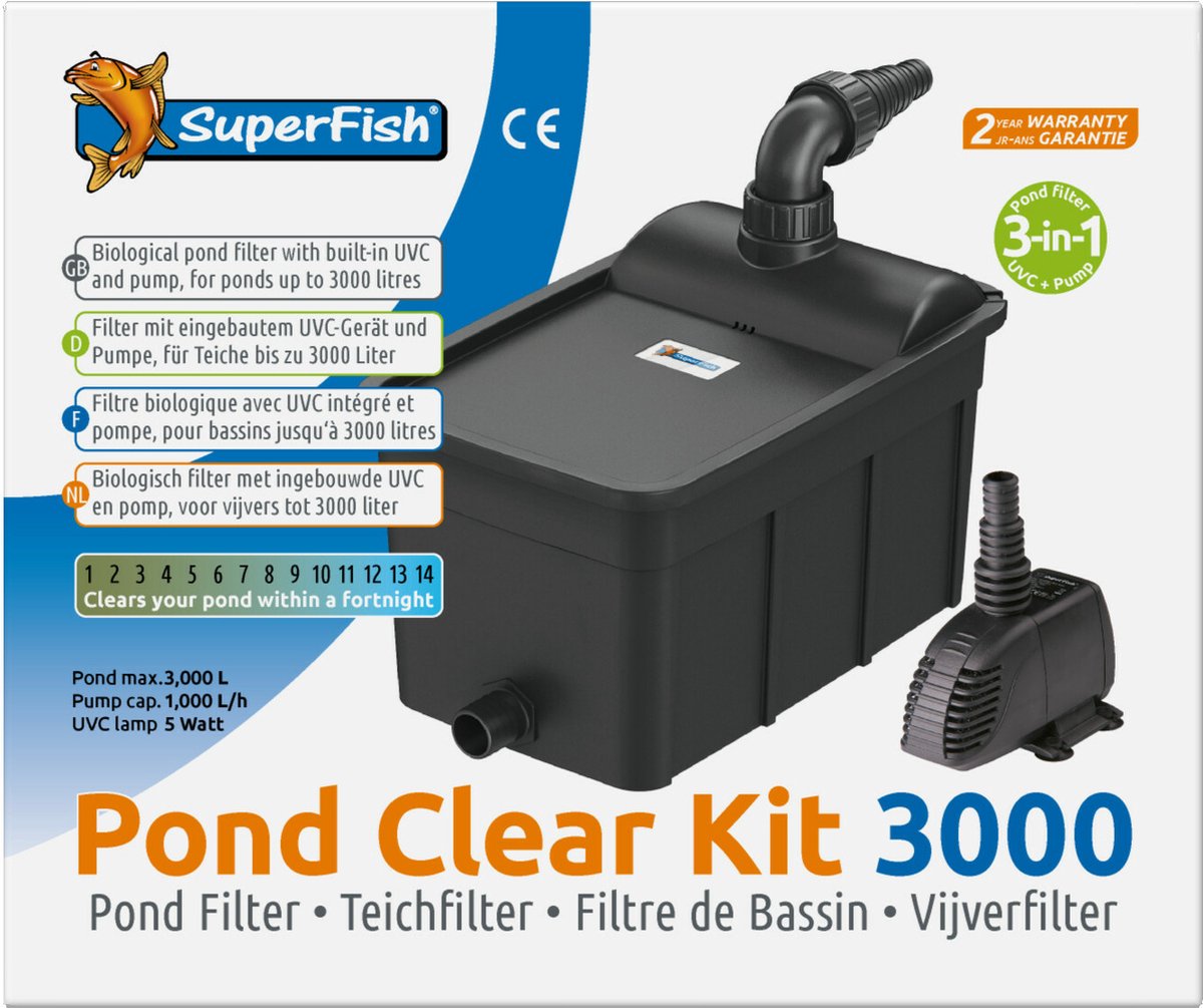 SuperFish Superfish Pond Clear 3000 Kit