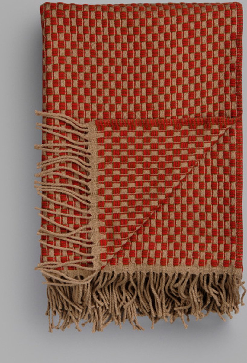 Røros Tweed Isak Plaid 150x210 Red Sumac