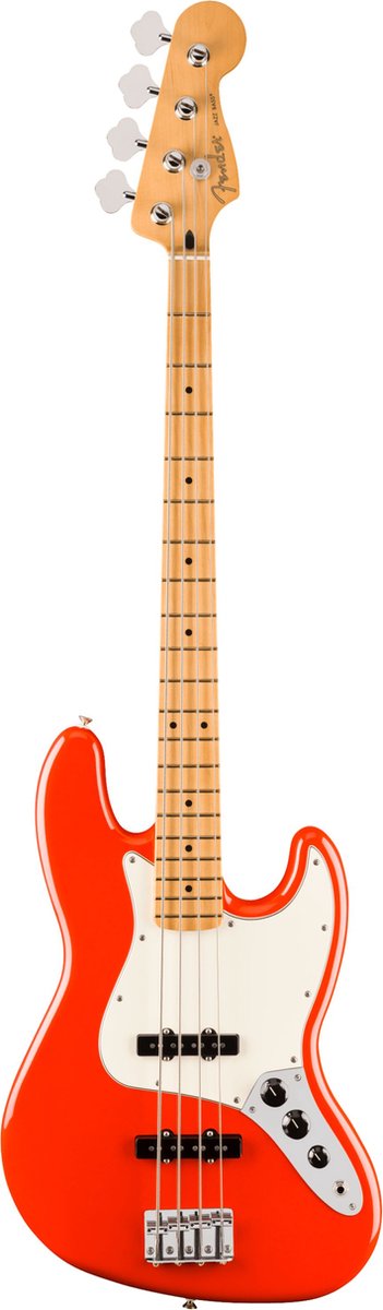 Fender Player II Jazz Bass, Coral Red MN