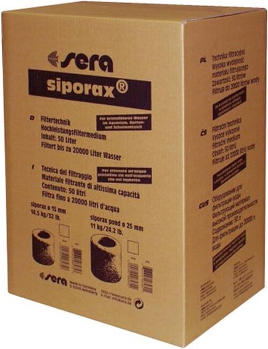 Sera Siporax pond Professional 25 mm 11kg Sera